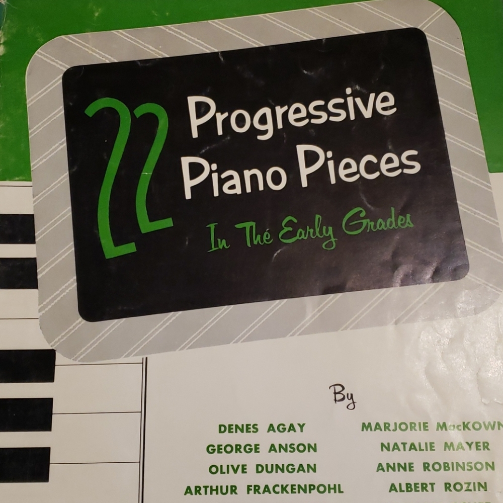 Vintage 22 Progressive Piano Pieces Book 1962 - Picture 2 of 6